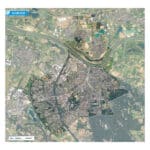 Luchtfoto Nijmegen met wijken