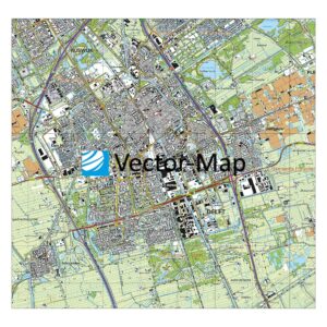 Topografische kaart Delft