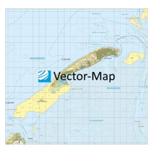 Topografische kaart Vlieland