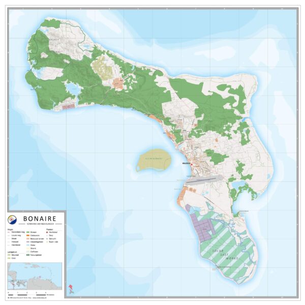 Landkaart Bonaire