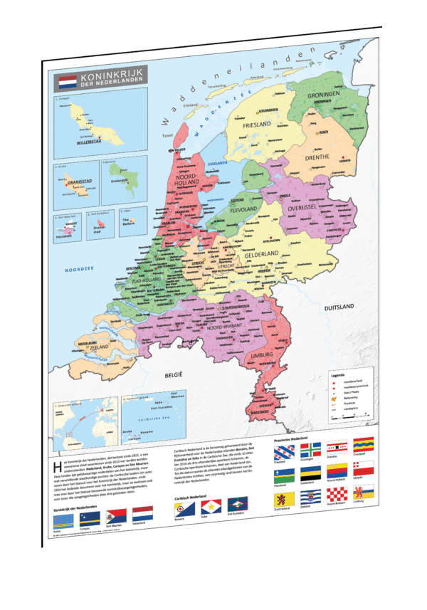 NL 1207 Schoolkaart Koninkrijk der Nederlanden_Web